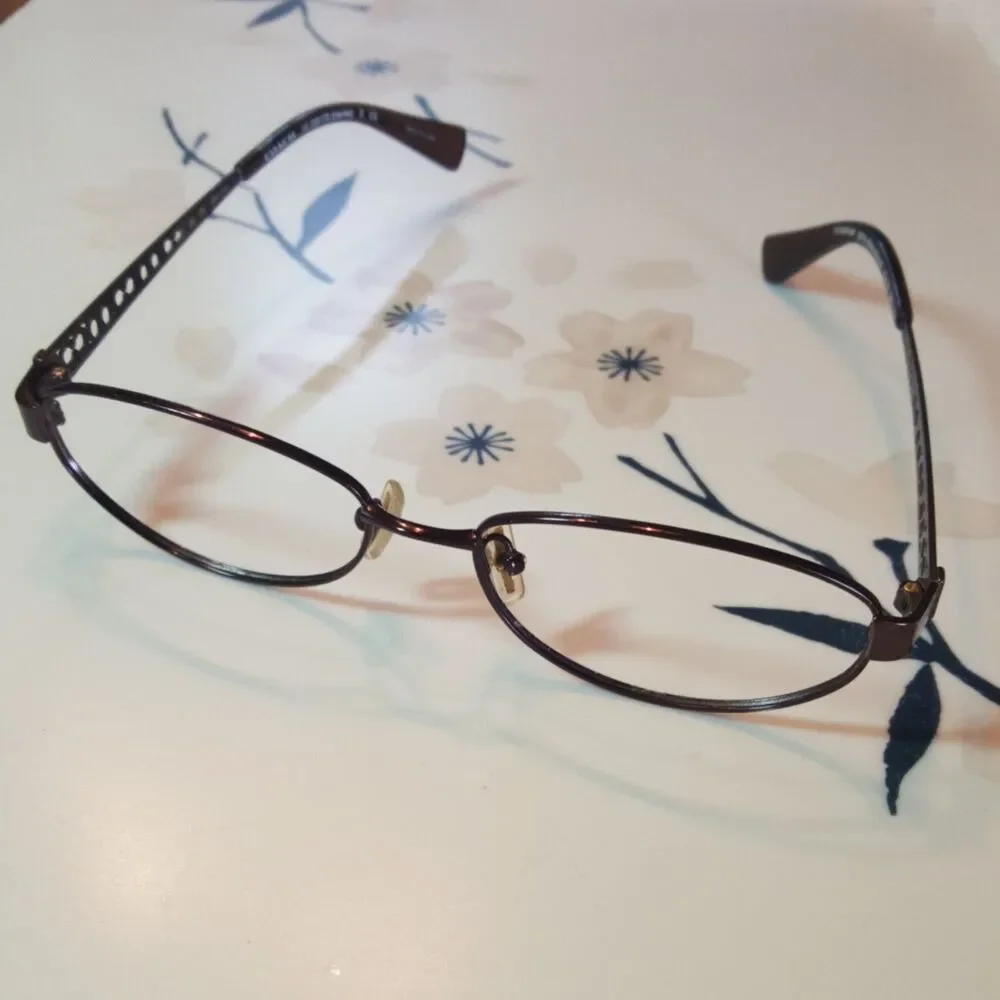 Coach hc5061td harriet titanium 9276 shiny brown Frames ONLY 53-16-140
